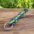 Brelok z paracordu Fluo green - Blue_180332.jpg
